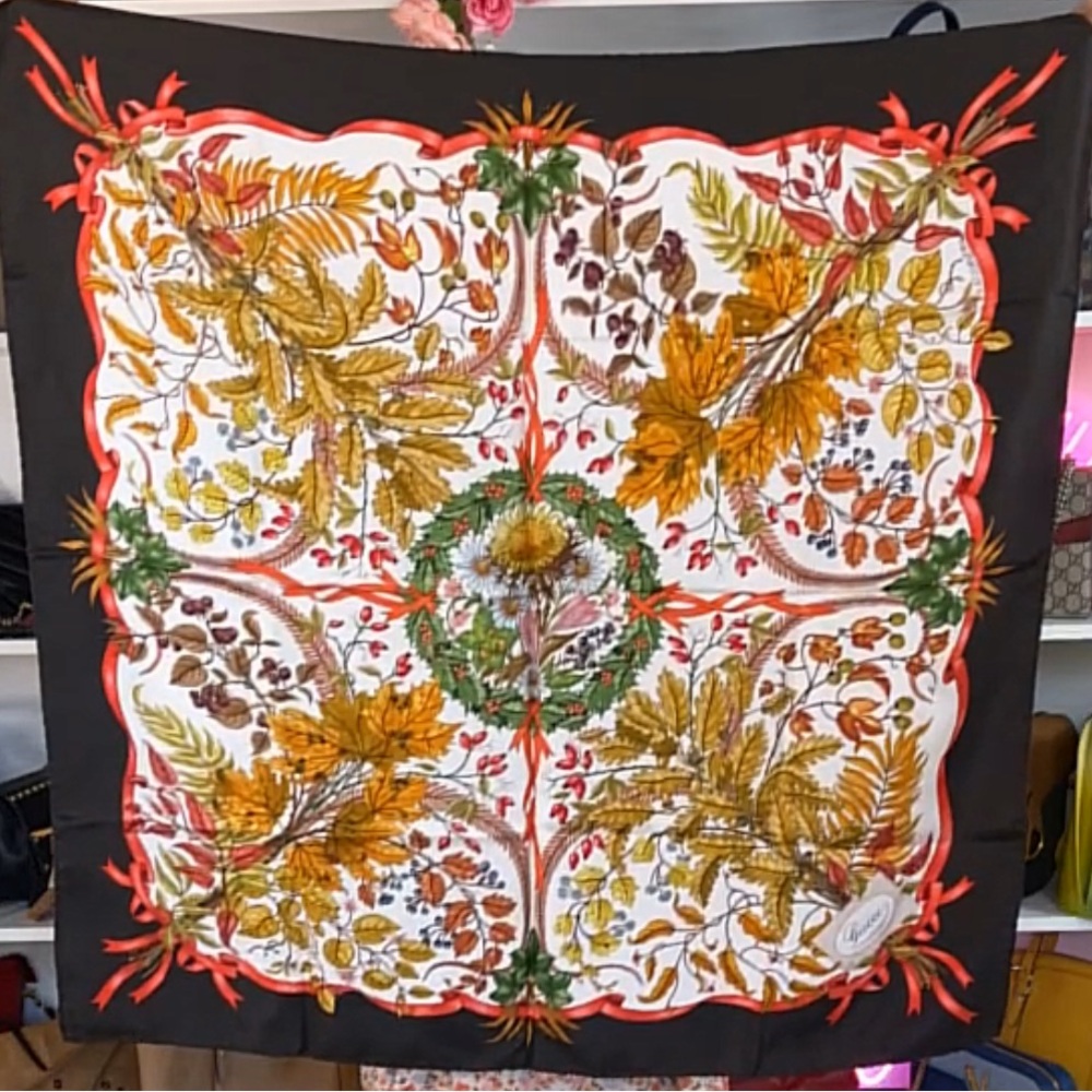 Authentic Gucci Silk Scarf